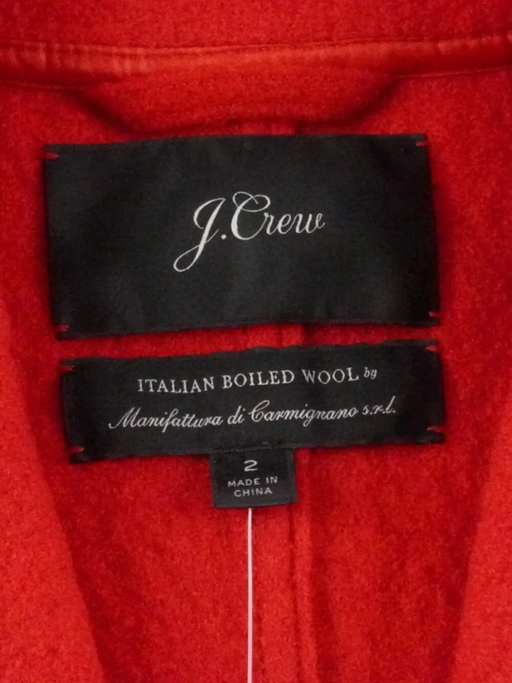 J.Crew Daphne Top Coat Womens 2 in Italian boiled wool $MRSRP228